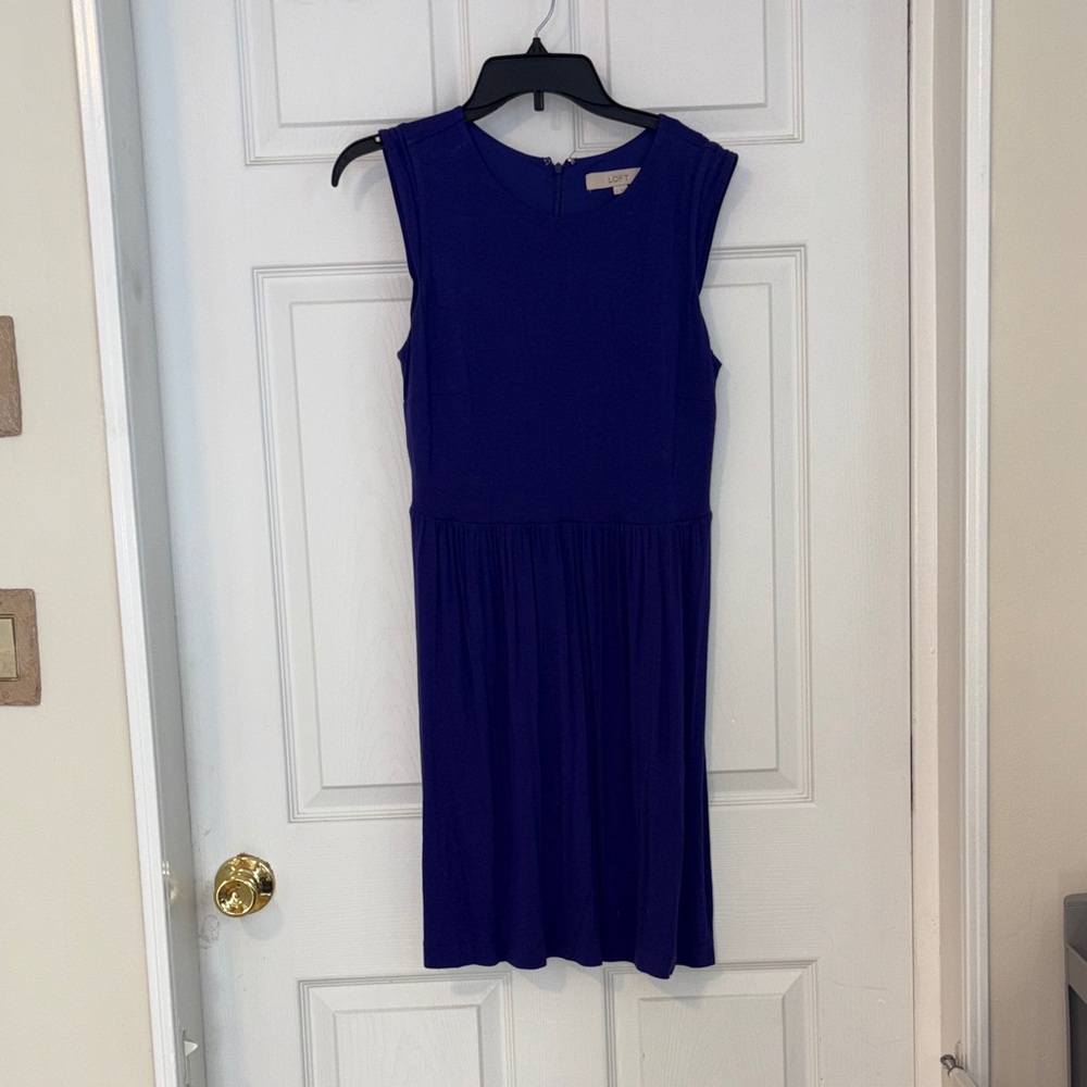 LOFT Royal Blue Sleeveless Dress